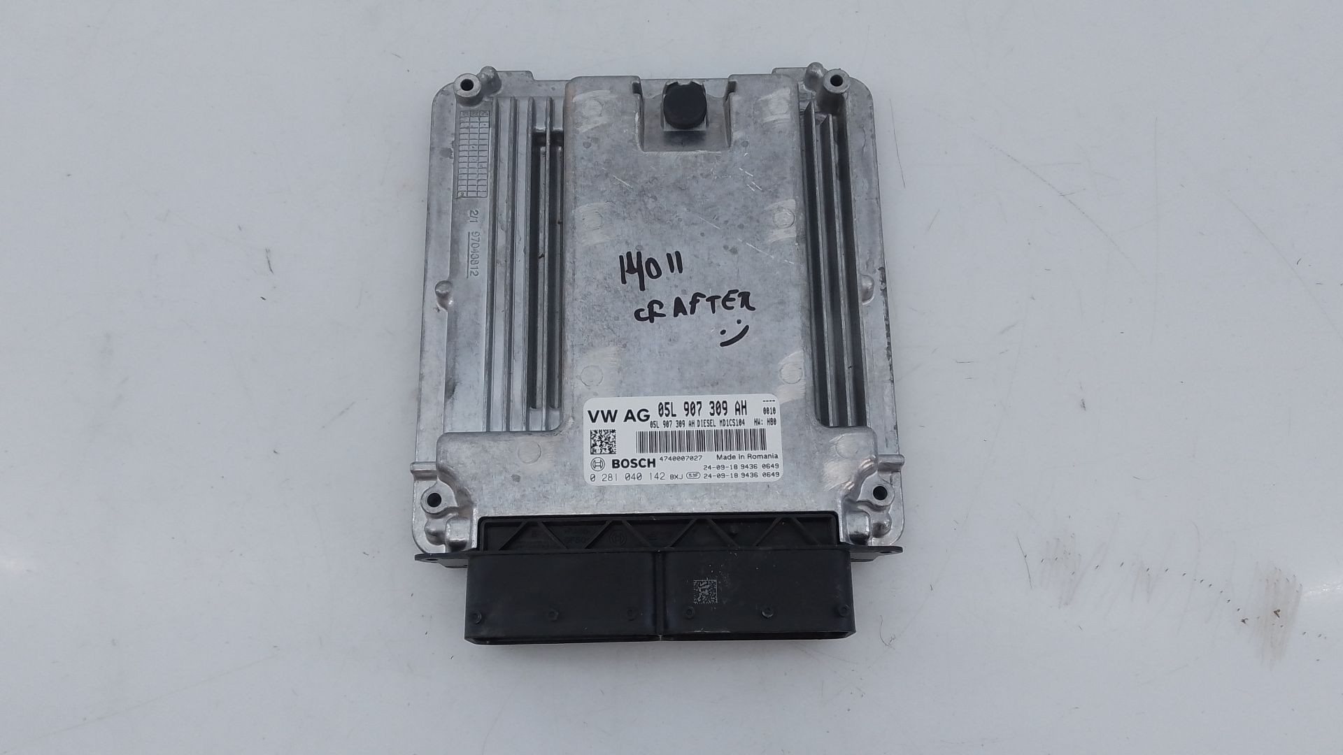 CENTRALITA MOTOR UCE VOLKSWAGEN CRAFTER Caja/Chasis (SZ_) 05L907309AH / E2-B2-34-1 / 0281040142 05L907309AHE2B23410281040142