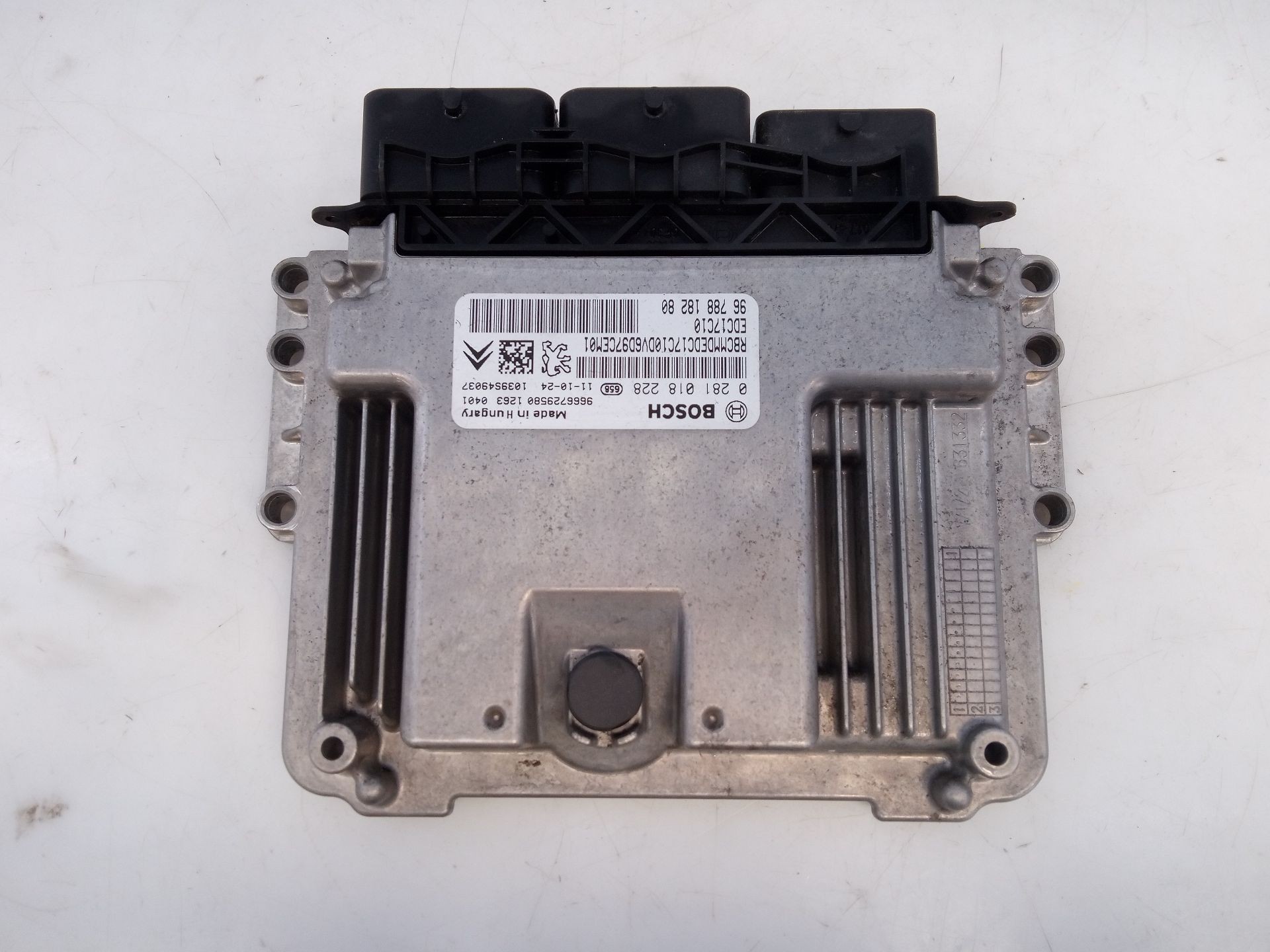 CENTRALITA UNIDAD CONTROL CITROËN BERLINGO Furgoneta/monovolumen (B9) 9678818280 / E3-B2-35-2 / 0281018228 9678818280E3B23520281018228