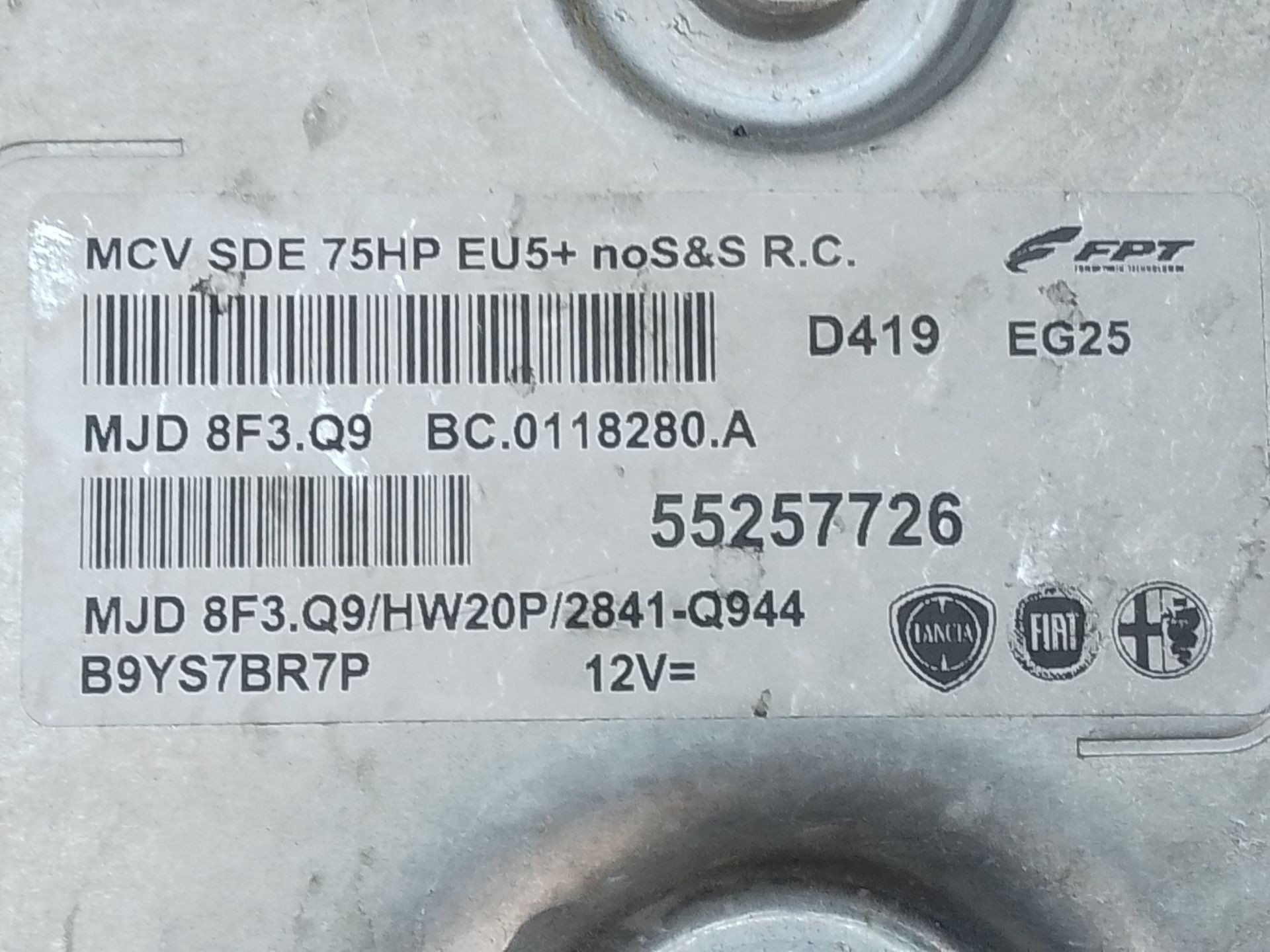 CENTRALITA UNIDAD CONTROL PEUGEOT BIPPER 55257726 / E3-B2-34-2 55257726E3B2342 - Vista 2