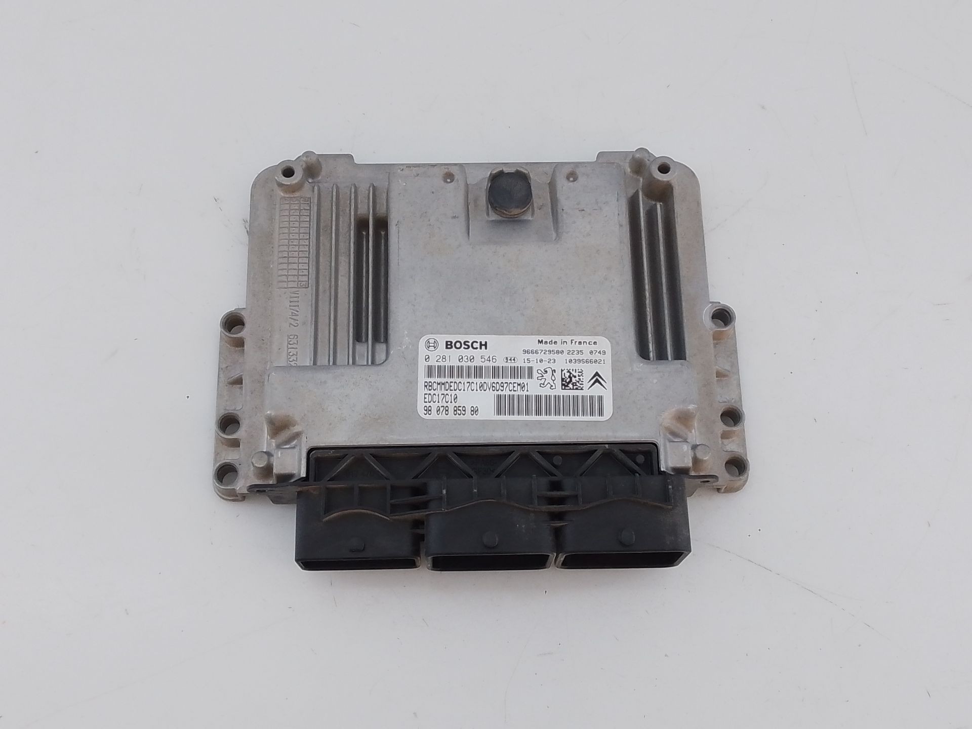CENTRALITA UNIDAD CONTROL CITROËN BERLINGO MULTISPACE (B9) 9807885980 / E3-B2-34-2 / 0281030546 9807885980E3B23420281030546