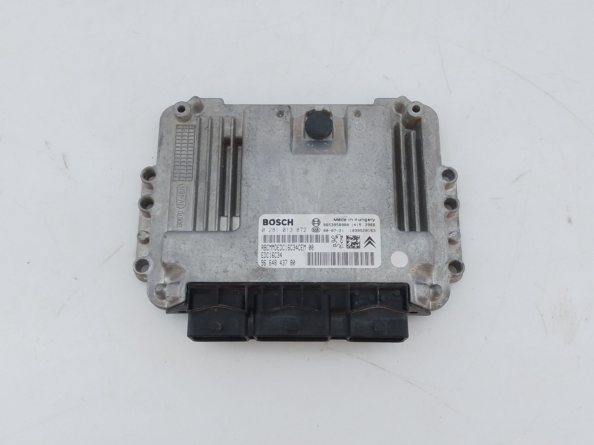 CENTRALITA UNIDAD CONTROL PEUGEOT 308 SW 9664843780 / E3-B2-34-2 / 0281013872 9664843780E3B23420281013872