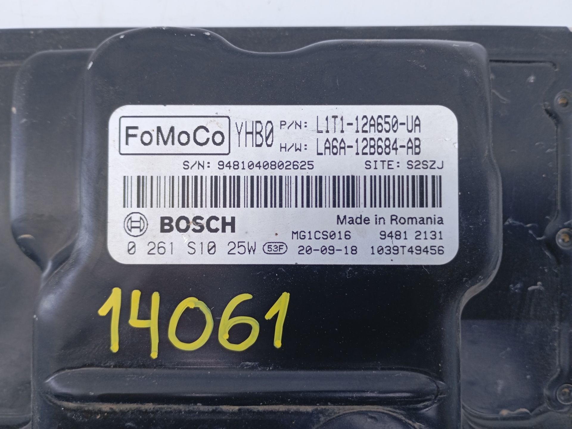 CENTRALITA MOTOR UCE FORD PUMA (J2K, CF7) L1T112A650UA / E3-B3-25-2 / 0261S1025W L1T112A650UAE3B32520261S1025W - Vista 2