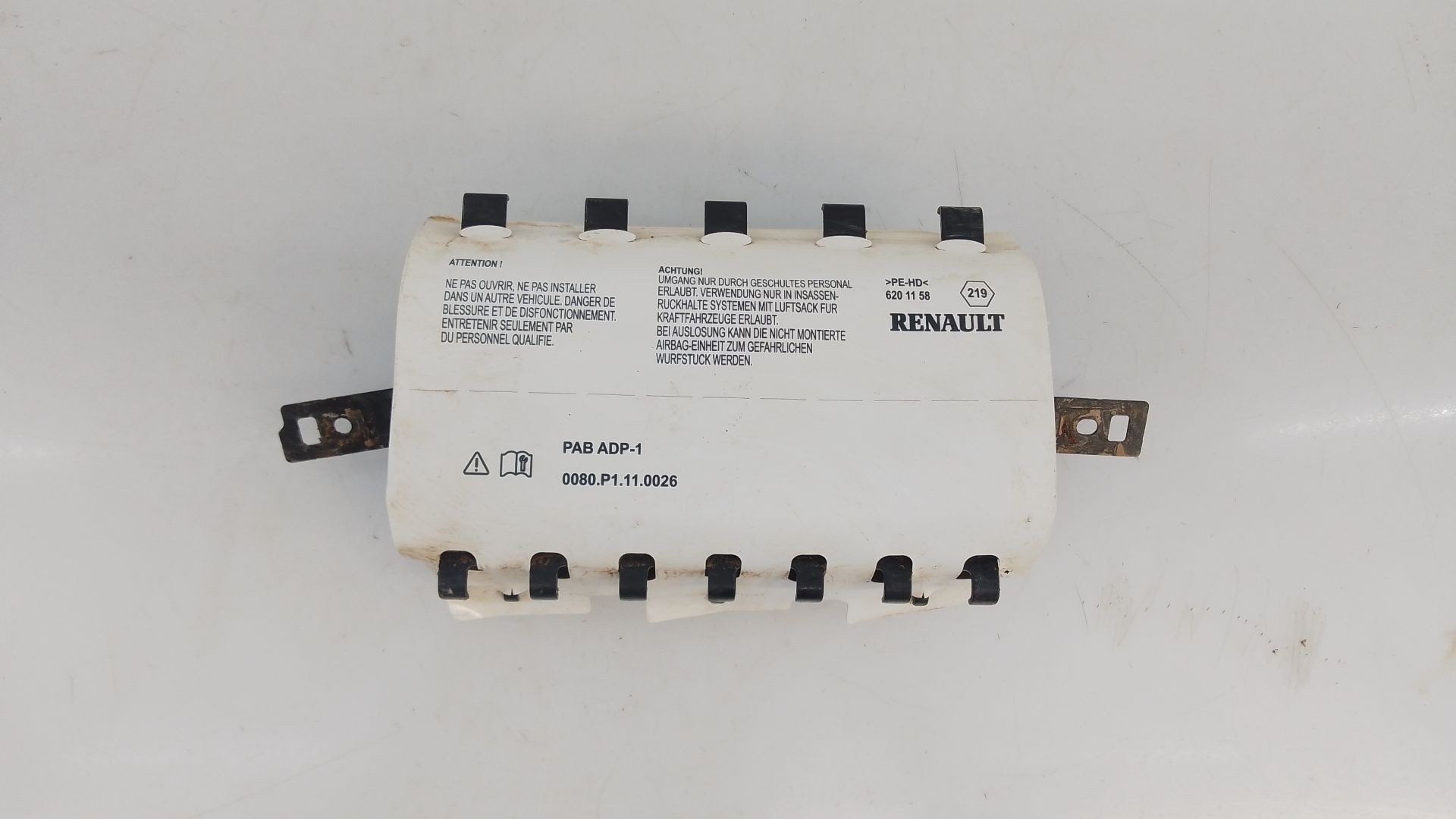 AIRBAG DELANTERO DERECHO RENAULT CAPTUR I (J5_, H5_) 985253411R / E1-A1-3-2 985253411RE1A132 - Vista 2