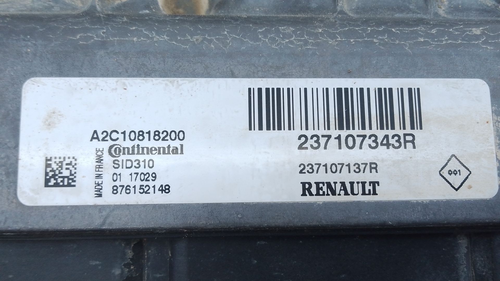 CENTRALITA MOTOR UCE RENAULT MEGANE IV Hatchback (B9A/M/N_) 237107343R / E2-A1-5-1 / A2C10818200 237107343RE2A151A2C10818200 - Vista 3