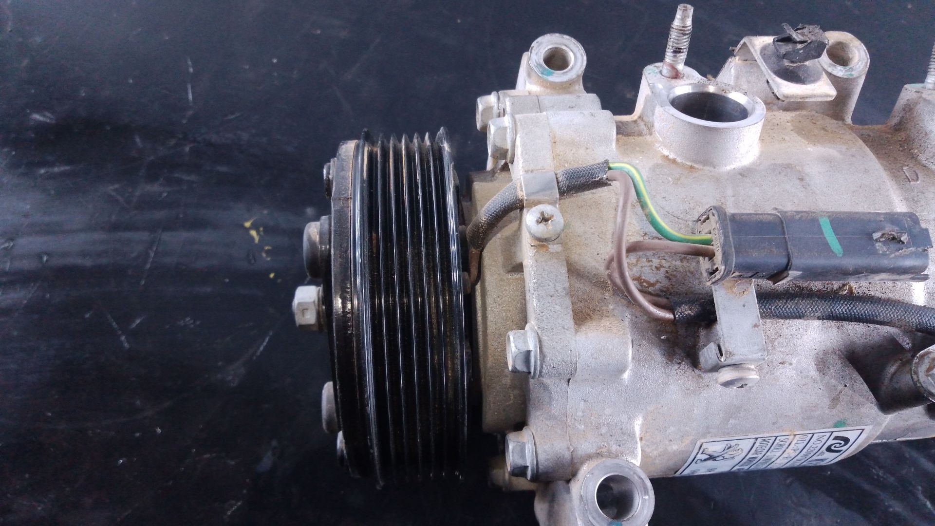 COMPRESOR AIRE ACONDICIONADO OPEL CORSA F (P2JO) 9827596080 / P3-A2-4-2 / 9827596380 9827596080P3A2429827596380 - Vista 2