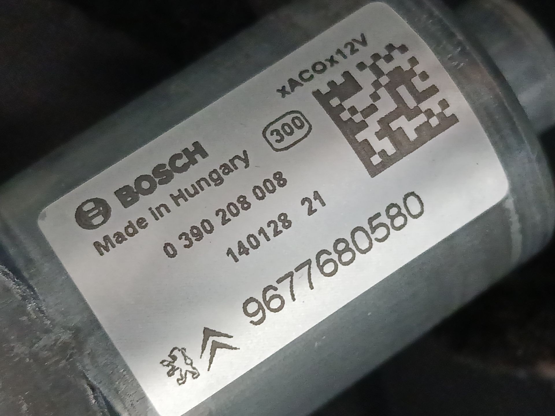 MOTOR LIMPIA TRASERO PEUGEOT 308 II (LB_, LP_, LW_, LH_, L3_) 9677680580 9677680580 - Vista 3