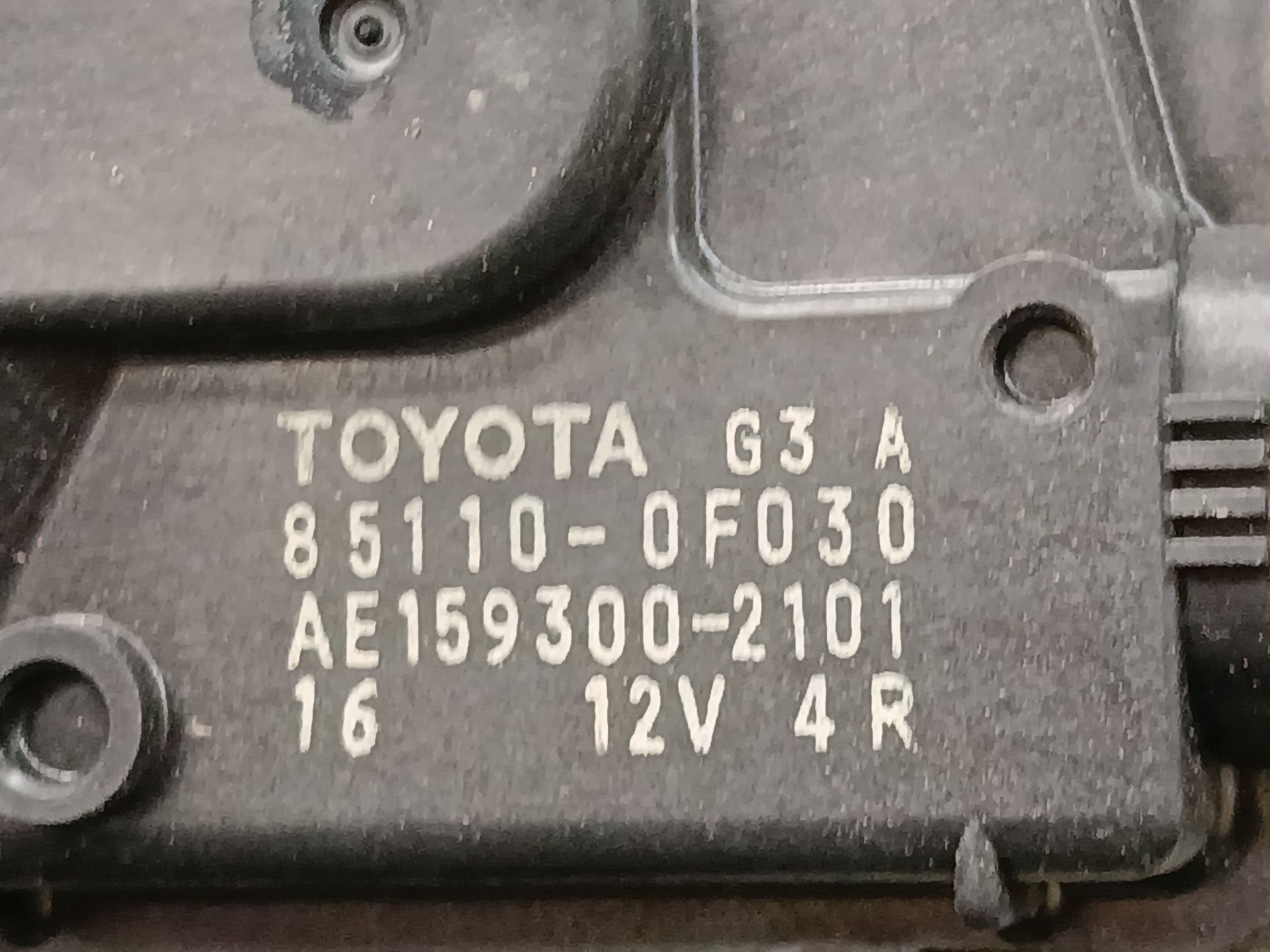 MOTOR LIMPIA DELANTERO TOYOTA VERSO (_R2_) 851100F030 / AE1593002101 851100F030AE1593002101 - Vista 2