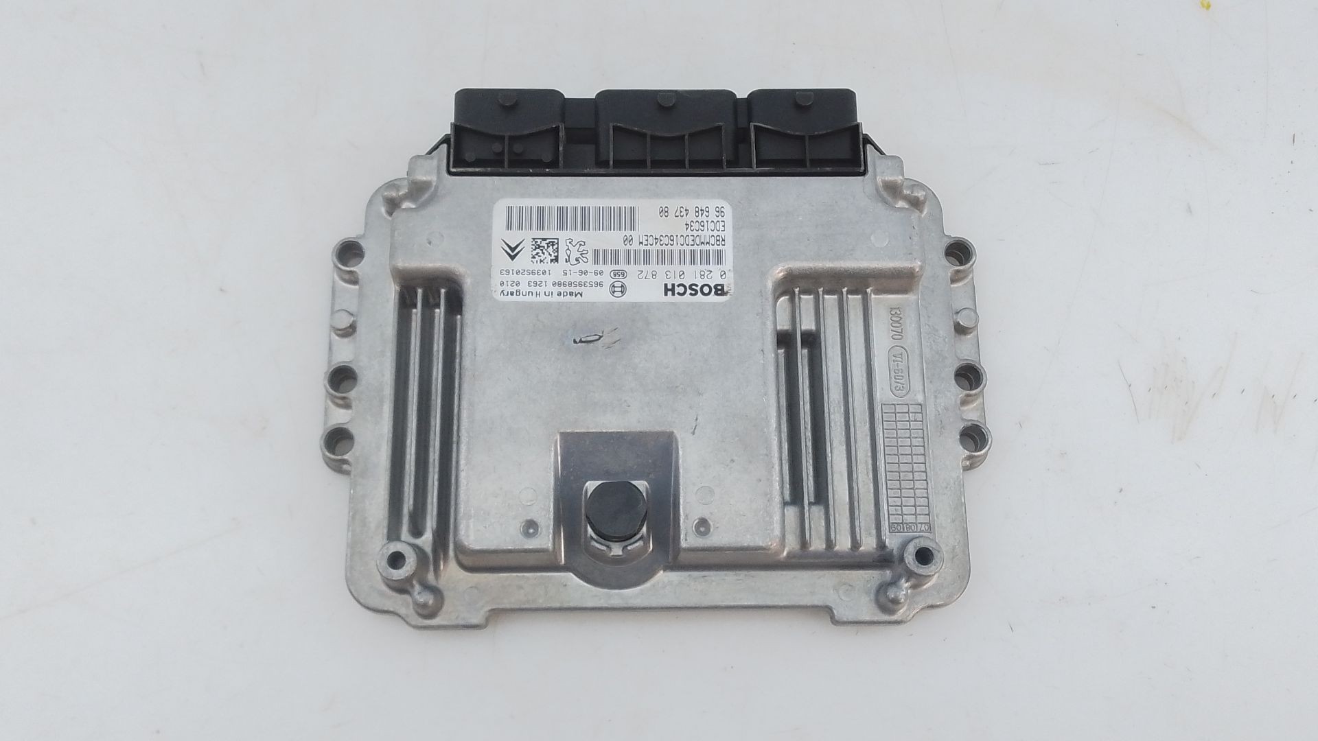 CENTRALITA UNIDAD CONTROL PEUGEOT 407 (6D_) 0281013872 / E3-B2-24-1 / 9664843780 0281013872E3B22419664843780 - Vista 2