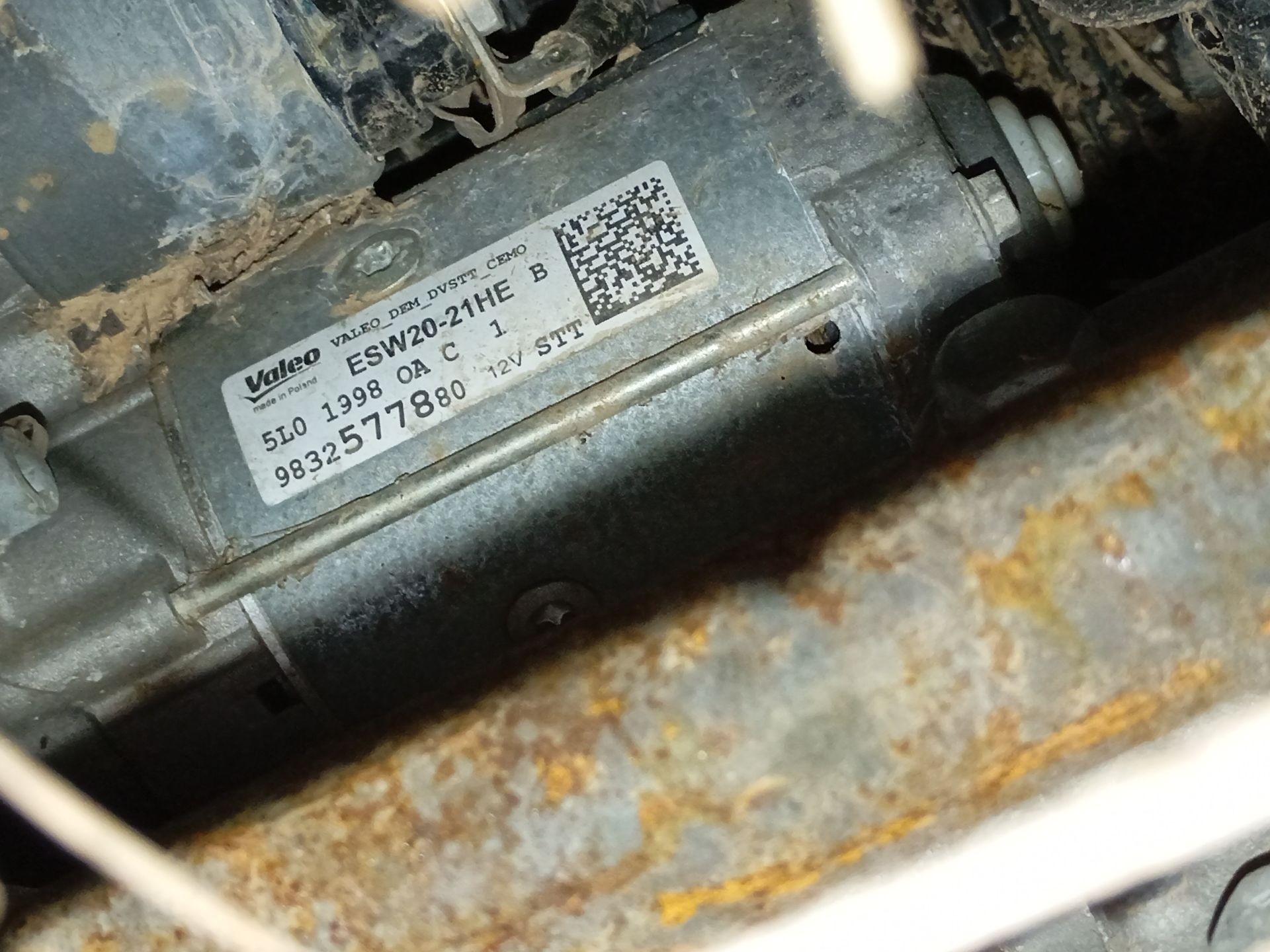 MOTOR ARRANQUE OPEL CROSSLAND X / CROSSLAND (P17, P2QO) 9832577880 9832577880