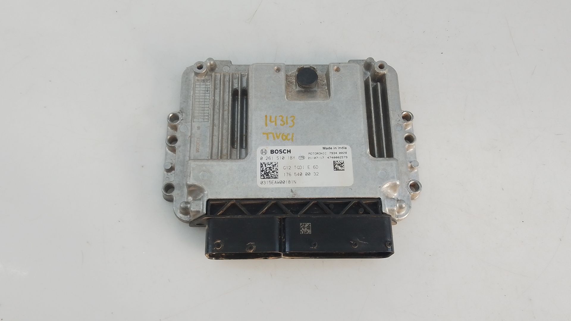 CENTRALITA MOTOR UCE SSANGYONG TIVOLI 0261S101BY / E3-A3-23-1 / 0315EAW00181N 0261S101BYE3A32310315EAW00181N