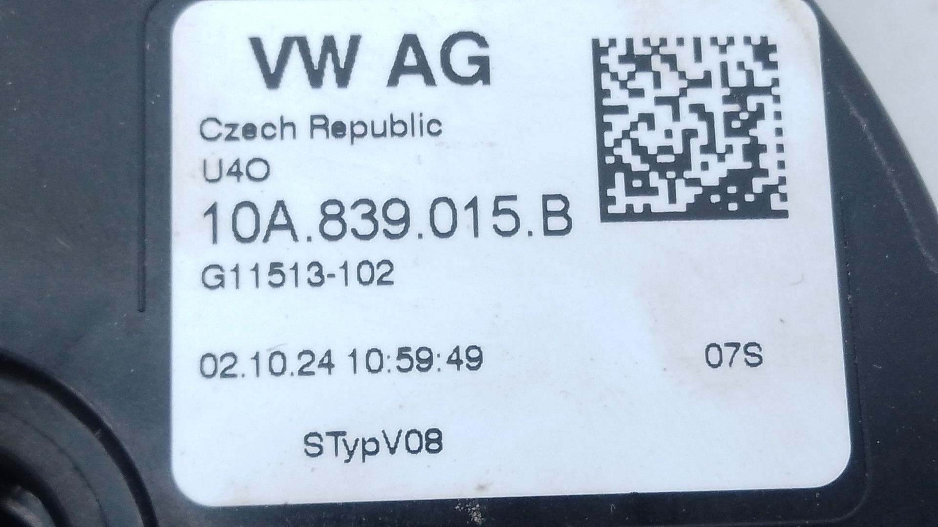 CERRADURA PUERTA TRASERA IZQUIERDA SKODA SCALA (NW1) 10A839015B / E1-A5-8-1 10A839015BE1A581 - Vista 3
