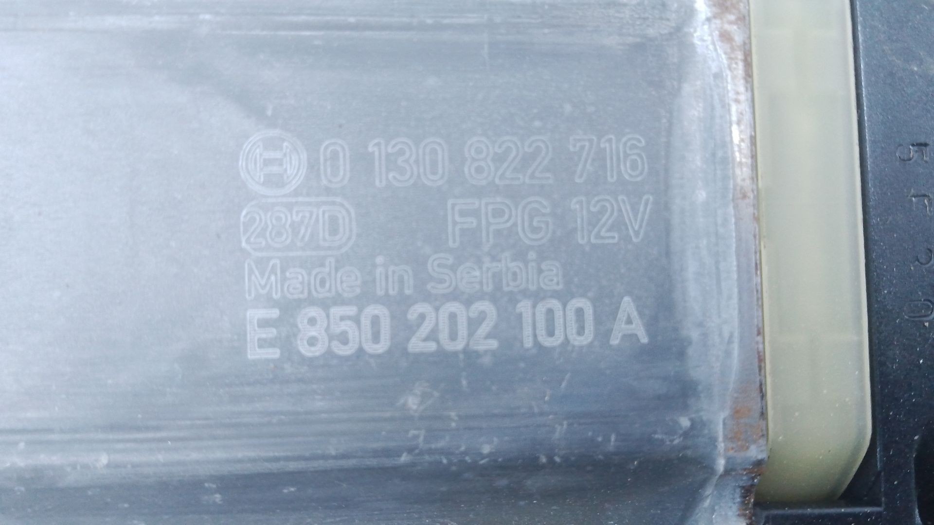 MOTOR ELEVALUNAS DELANTERO DERECHO SKODA KODIAQ I (NS6, NS7, NV7) 0130822716 / E1-A5-3-1 0130822716E1A531 - Vista 2