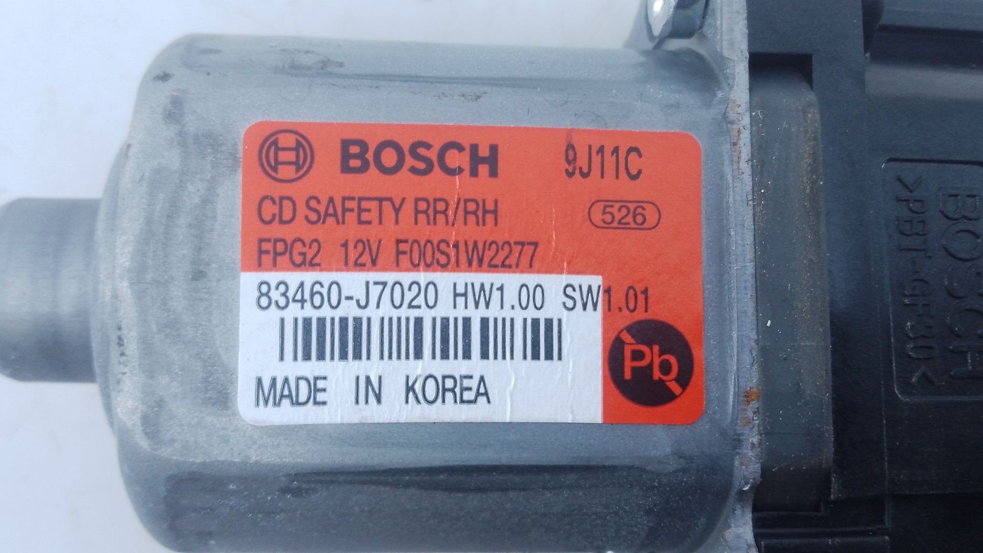 MOTOR ELEVALUNAS TRASERO DERECHO KIA CEED (CD) 83460J7020 / E2-B5-9-2 83460J7020E2B592 - Vista 3