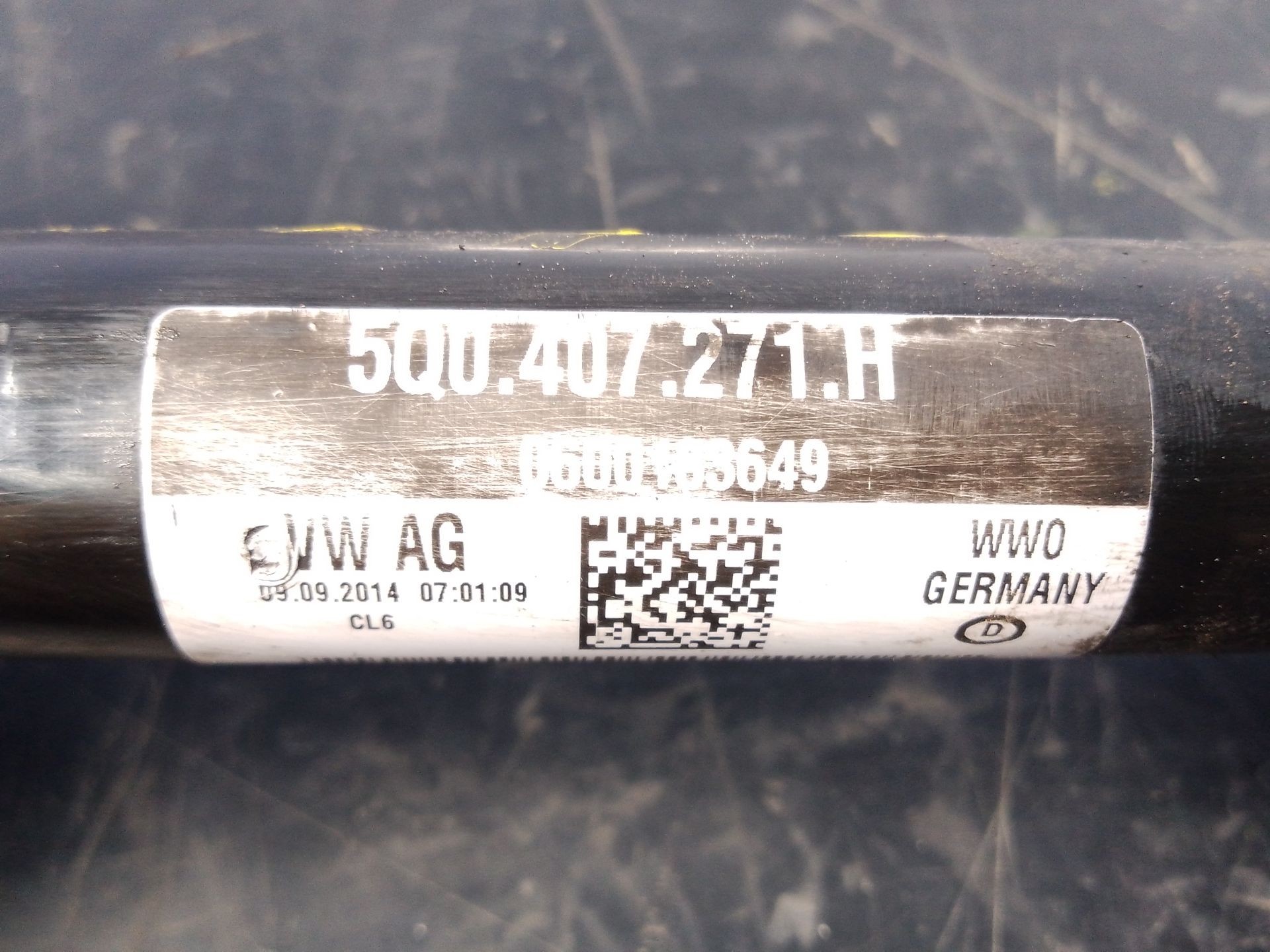 TRANSMISION DELANTERA IZQUIERDA SKODA OCTAVIA III (5E3, NL3, NR3) 5Q0407271H / P1-A6-49 5Q0407271HP1A649 - Vista 2