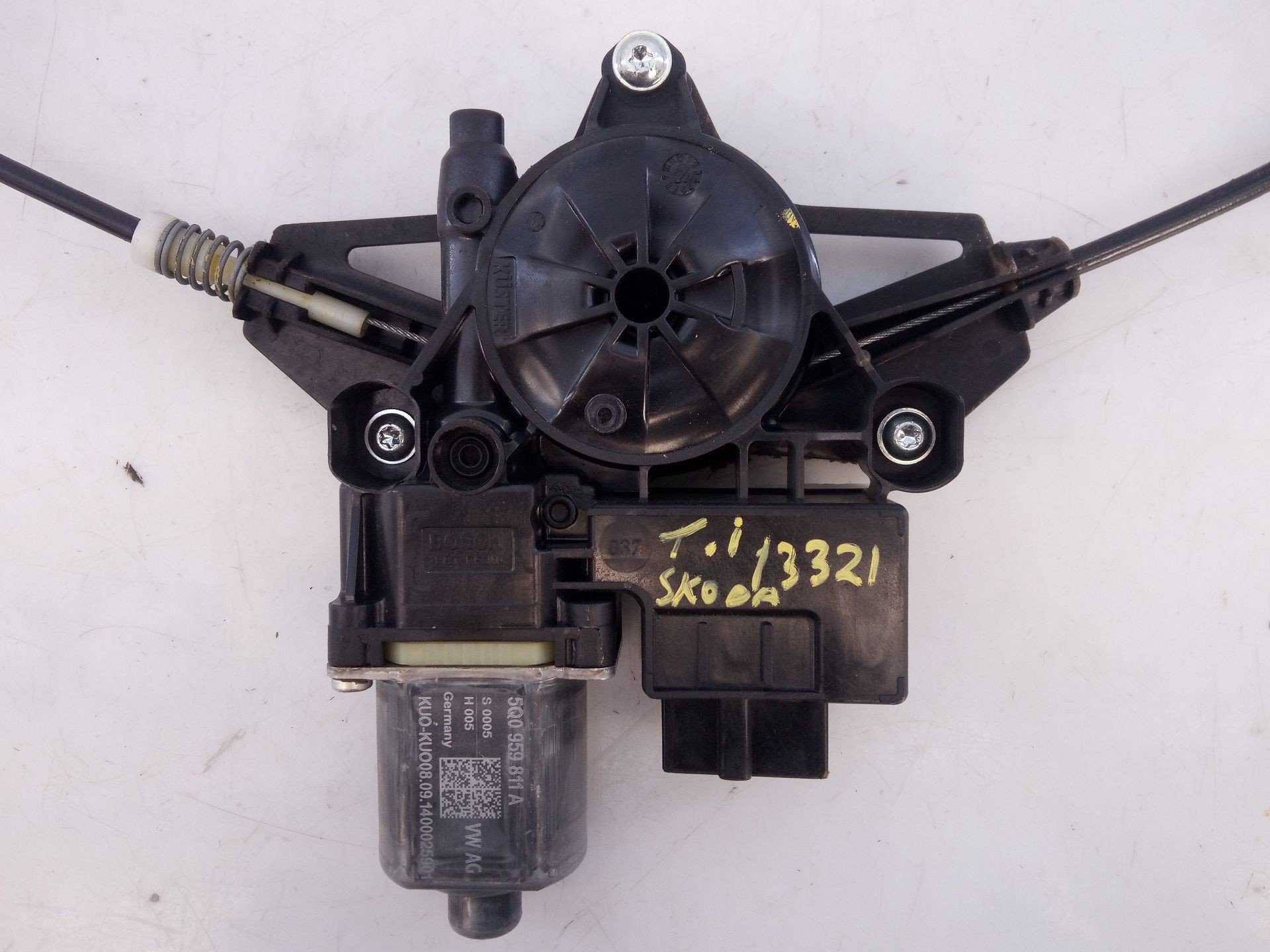 ELEVALUNAS TRASERO IZQUIERDO SKODA OCTAVIA III (5E3, NL3, NR3) 5Q0959811A / E1-A5-43-2 5Q0959811AE1A5432 - Vista 3