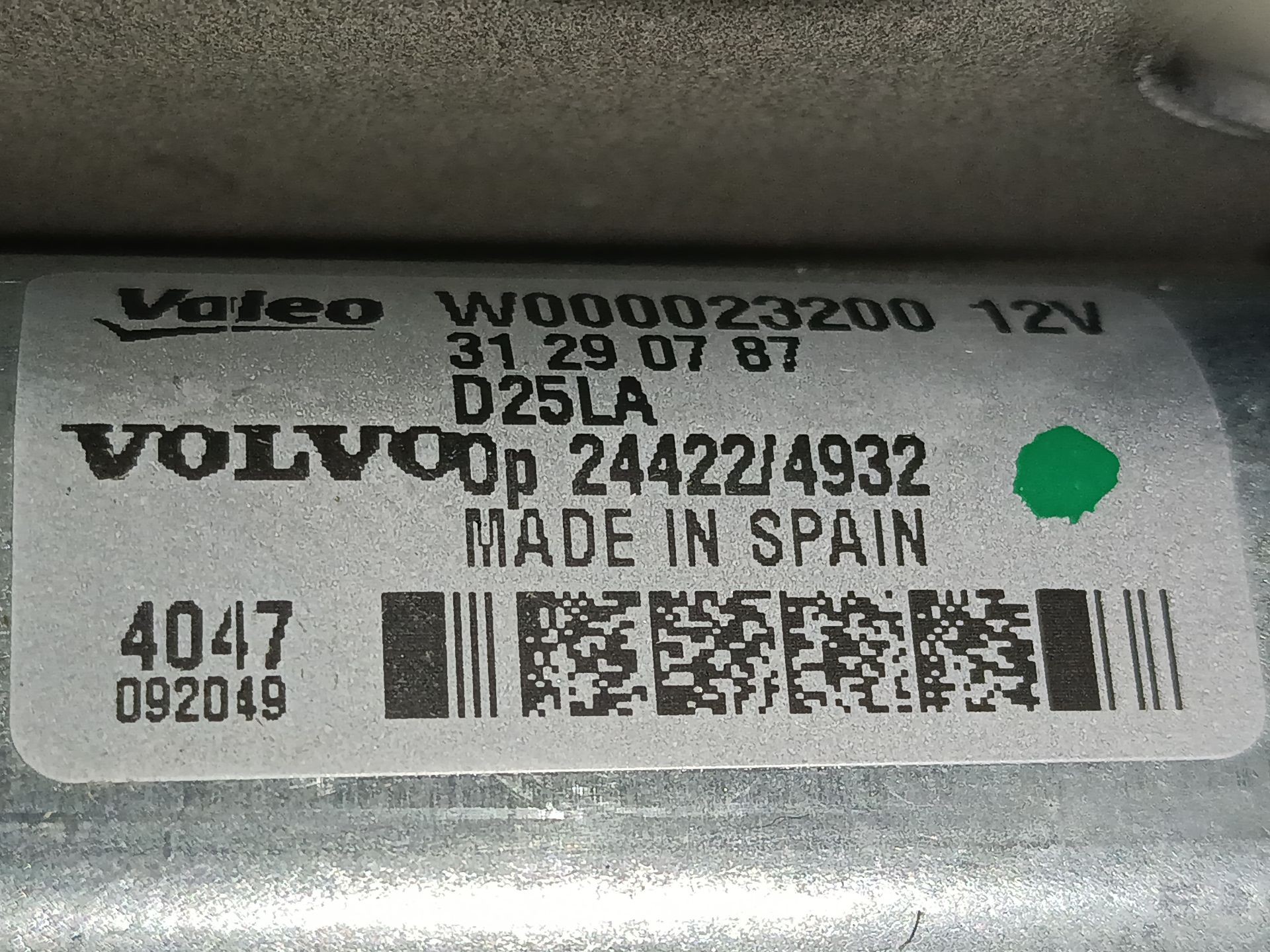 MOTOR LIMPIA TRASERO VOLVO XC60 I SUV (156) 31290787 / 244224932 31290787244224932 - Vista 2