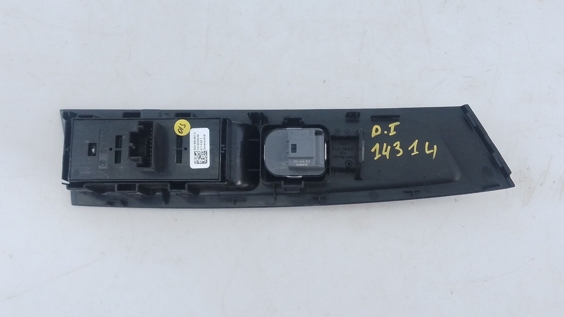MANDO ELEVALUNAS DELANTERO IZQUIERDO SKODA FABIA IV (PJ3) 5G0959857D / E2-A1-13-8 5G0959857DE2A1138 - Vista 3