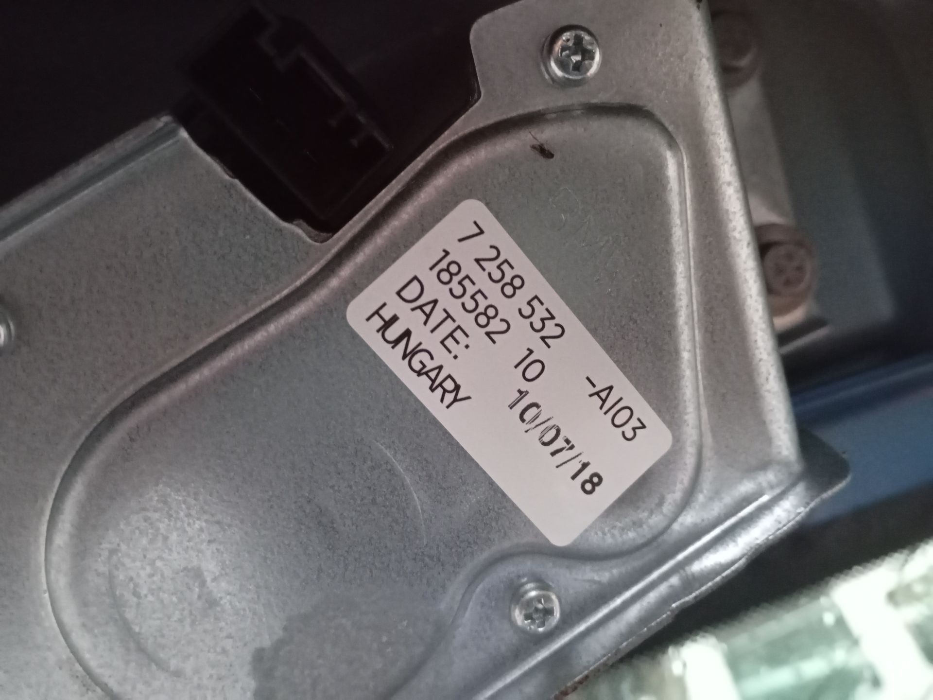 MOTOR LIMPIA TRASERO BMW 1 (F20) 7258532 / 18558210 725853218558210