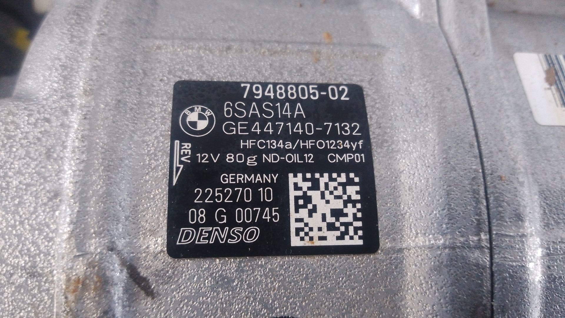 COMPRESOR AIRE ACONDICIONADO BMW X3 (G01, F97, G08) 794880502 / P3-A3-3-2 / 4471407132 794880502P3A3324471407132 - Vista 3