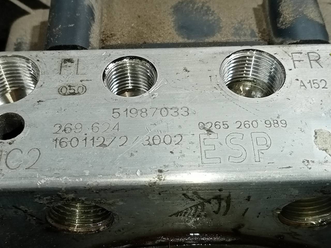 ABS FIAT DUCATO FURGÓN 33 (290) 51987033 / P3-B9-14-3 / 0265260989 51987033P3B91430265260989 - Vista 2