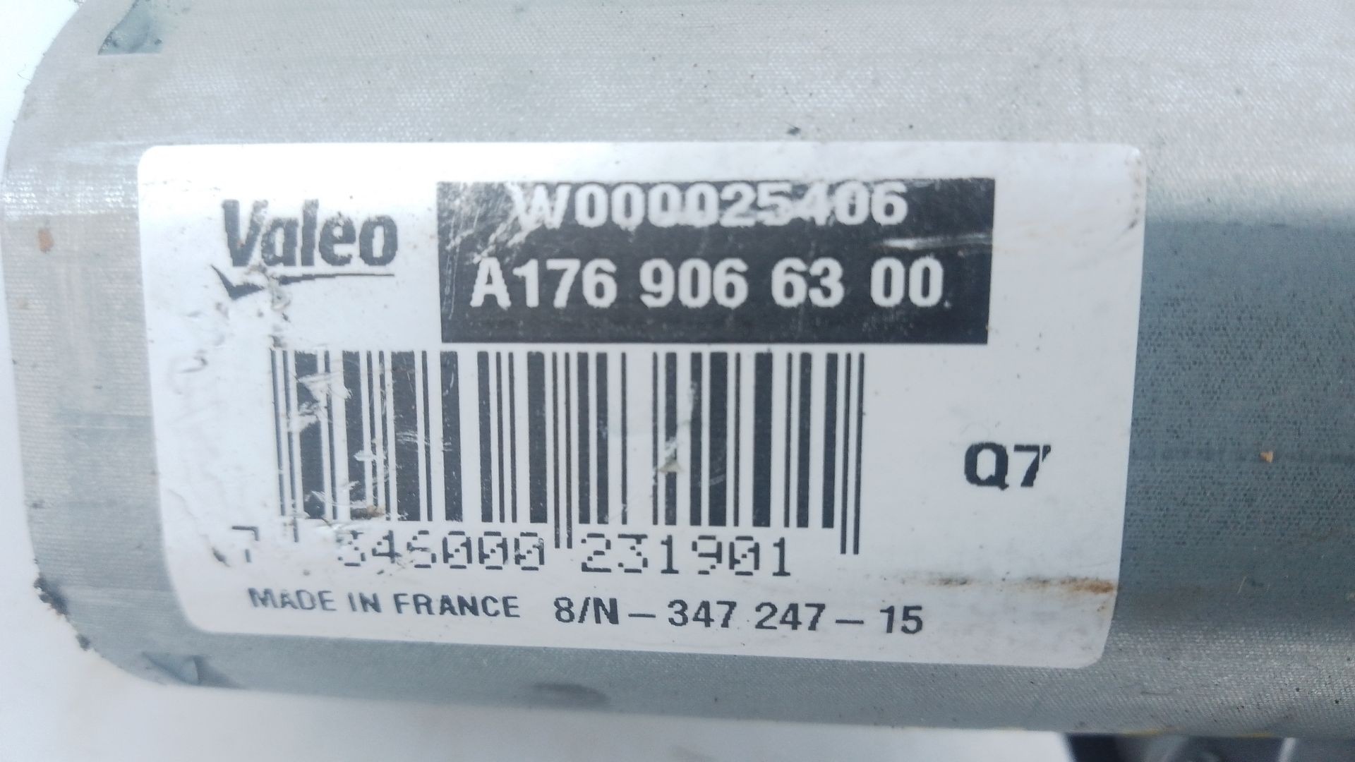MOTOR LIMPIA TRASERO MERCEDES-BENZ CLASE A (W176) A1769066300 / E1-A2-3-2 A1769066300E1A232 - Vista 3