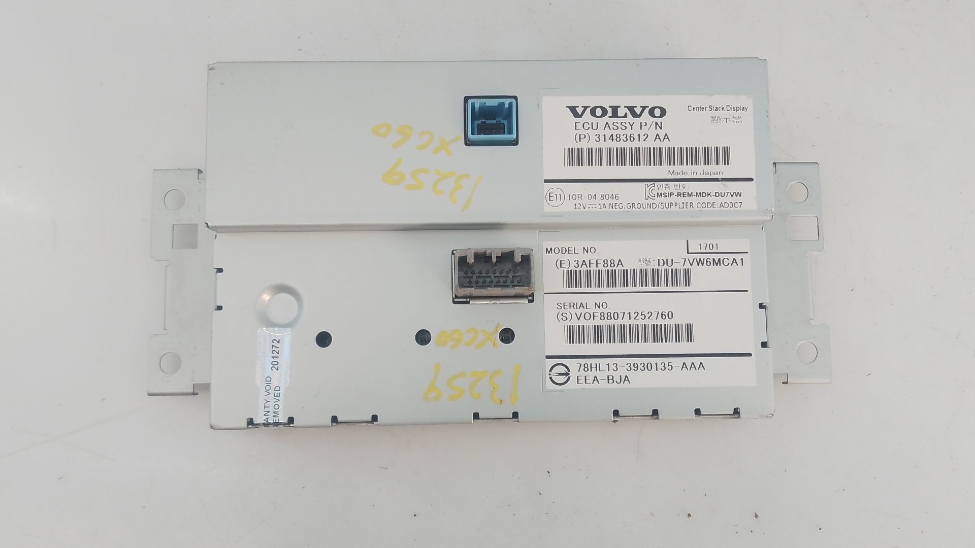 SISTEMA NAVEGACION GPS VOLVO XC60 I SUV (156) 31667604AA / E3-B5-19-4 31667604AAE3B5194 - Vista 3