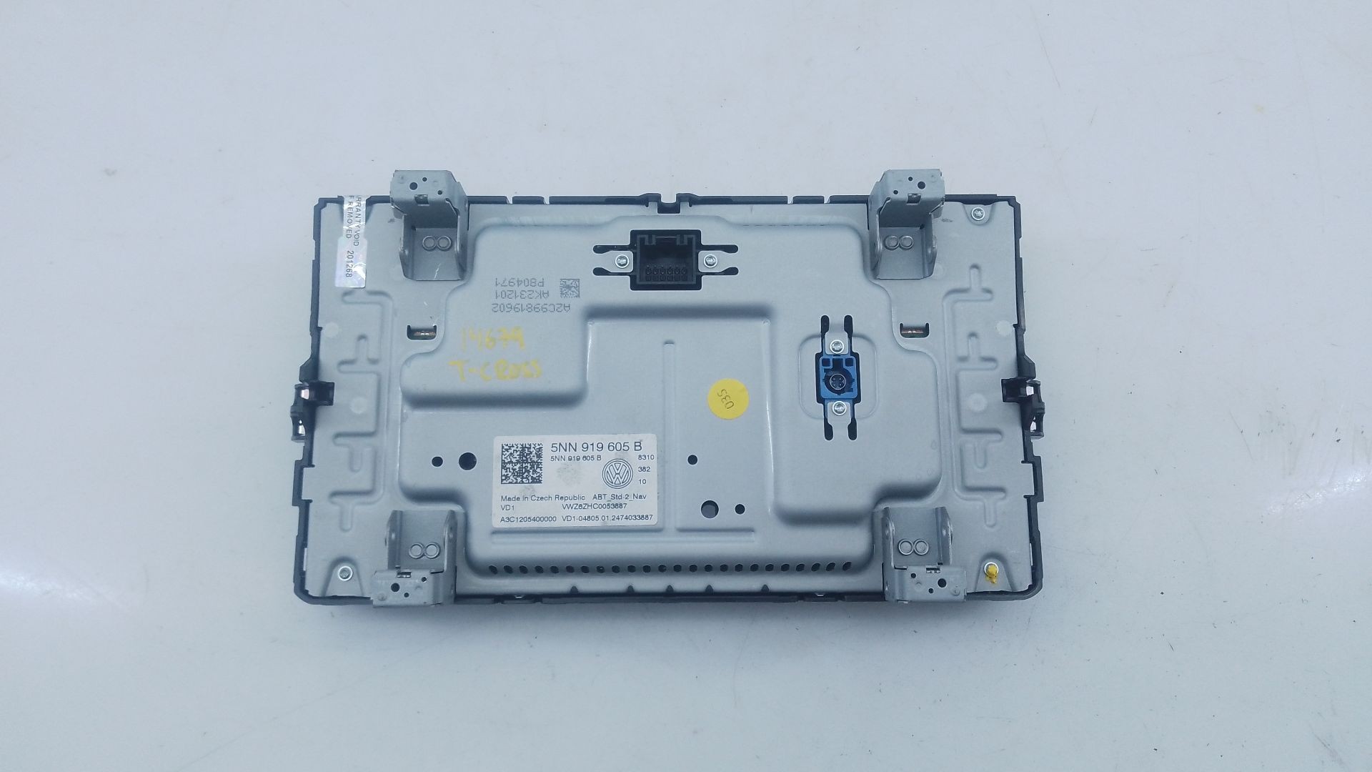 SISTEMA NAVEGACION GPS VOLKSWAGEN T-CROSS (C11, D31) 5NN919605B / E2-A1-5-9 5NN919605BE2A159 - Vista 3