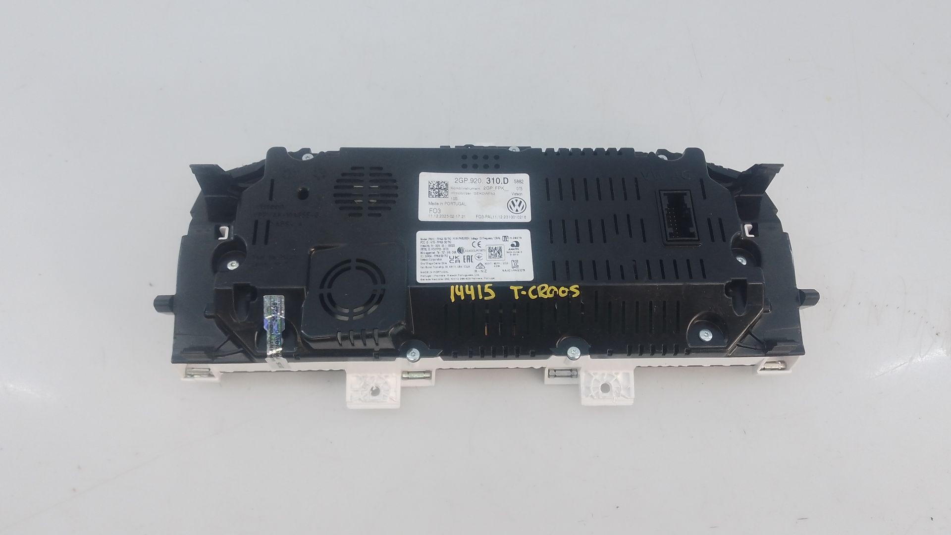 CUADRO INSTRUMENTOS VOLKSWAGEN T-CROSS (C11, D31) 2GP920310D / E2-B2-29-1 2GP920310DE2B2291 - Vista 3