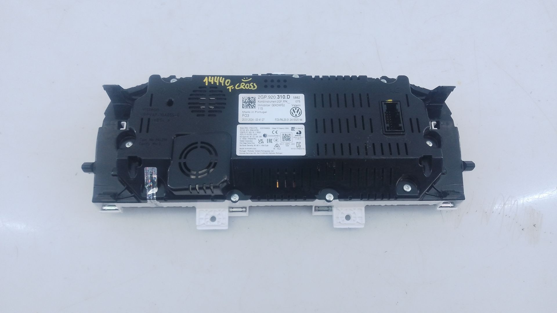 CUADRO INSTRUMENTOS VOLKSWAGEN T-CROSS (C11, D31) 2GP920310D / E2-B2-29-1 2GP920310DE2B2291 - Vista 3