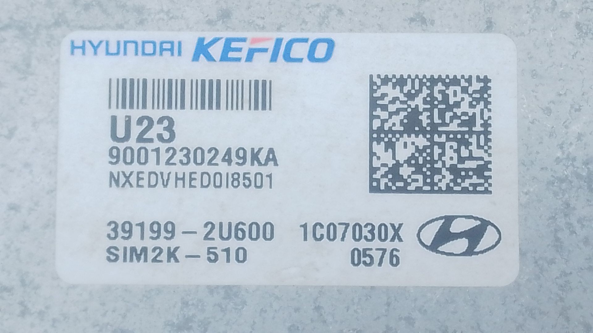 CENTRALITA MOTOR UCE HYUNDAI TUCSON (NX4E, NX4A) 391992U600 / E3-A3-19-4 / 9001230249KA 391992U600E3A31949001230249KA - Vista 2
