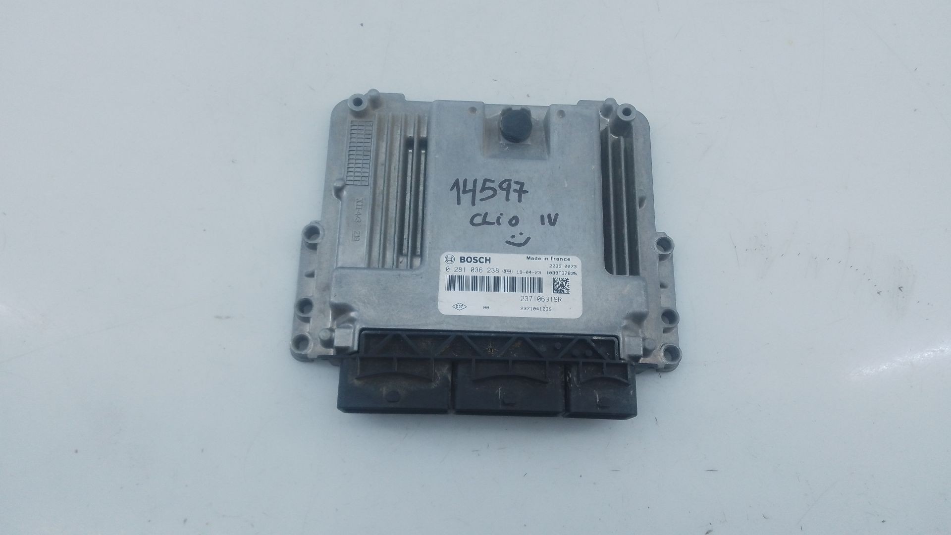 CENTRALITA MOTOR UCE RENAULT CLIO IV (BH_) 237106319R / E2-B2-29-2 / 0281036238 237106319RE2B22920281036238