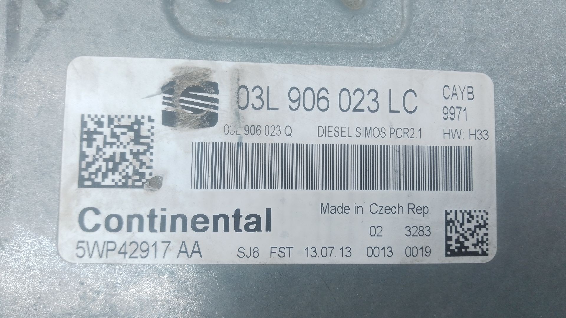CENTRALITA MOTOR UCE SEAT IBIZA IV (6J5, 6P1) 03L906023LC / E2-A1-13-4 / 03L906023Q 03L906023LCE2A113403L906023Q - Vista 3