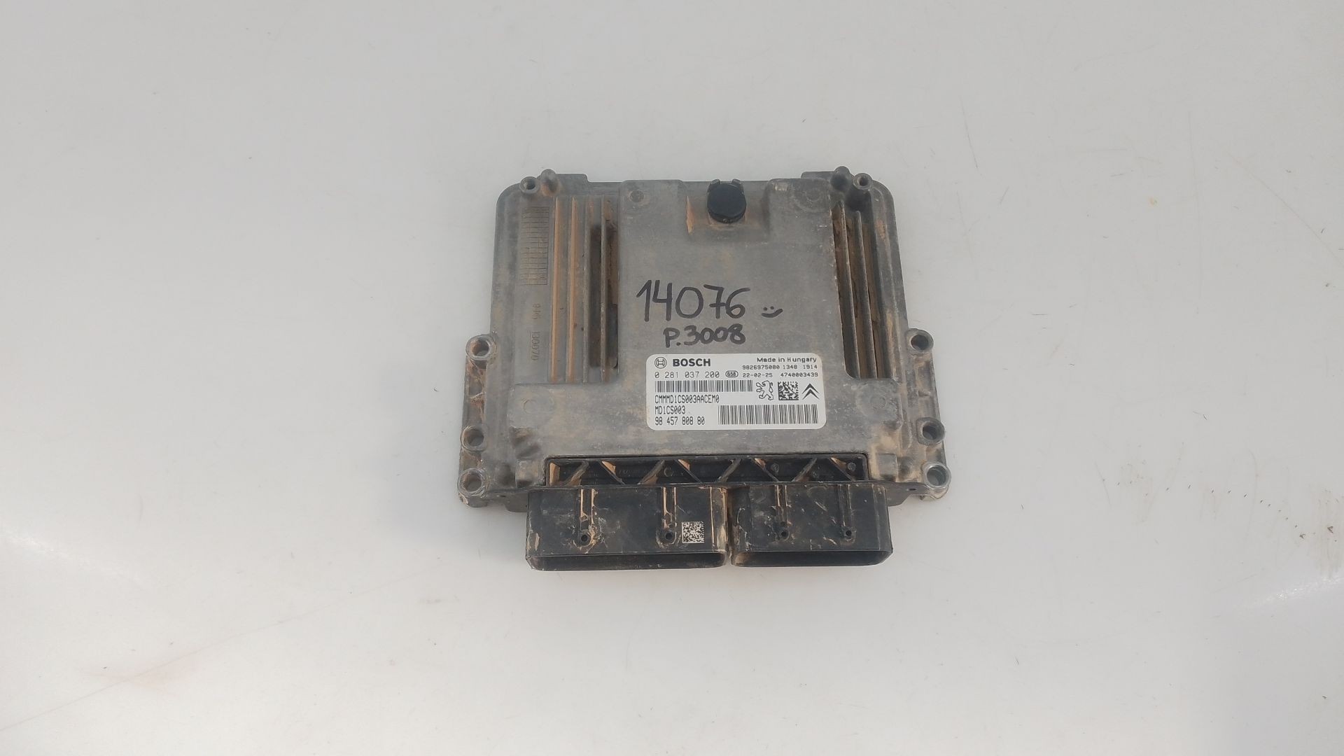 CENTRALITA MOTOR UCE PEUGEOT 3008 II SUV (MC_, MR_, MJ_, M4_) 9845780880 / E3-B2-24-4 / 0281037200 9845780880E3B22440281037200
