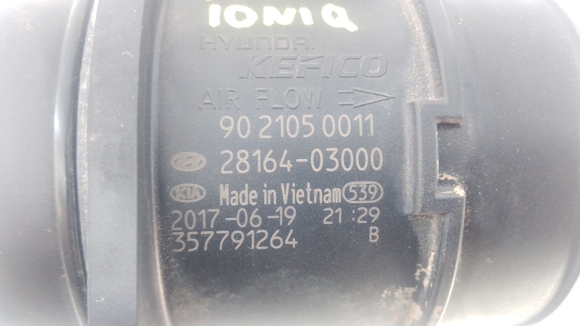 CAUDALIMETRO HYUNDAI IONIQ (AE) 9021050011 / E3-A3-18-1 / 2816403000 9021050011E3A31812816403000 - Vista 3