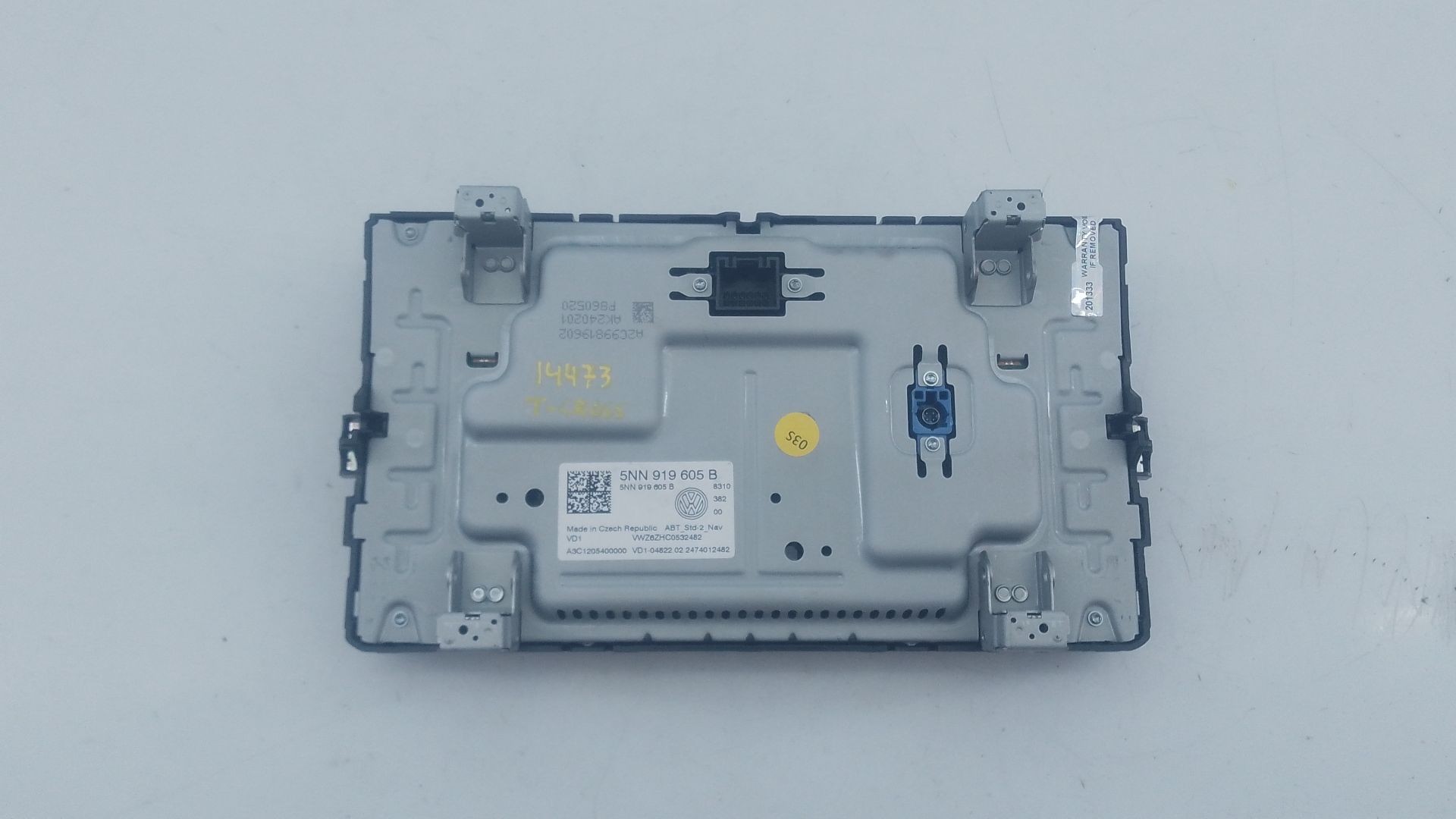 SISTEMA NAVEGACION GPS VOLKSWAGEN T-CROSS (C11, D31) 5NN919605B / E2-A1-13-4 5NN919605BE2A1134 - Vista 3