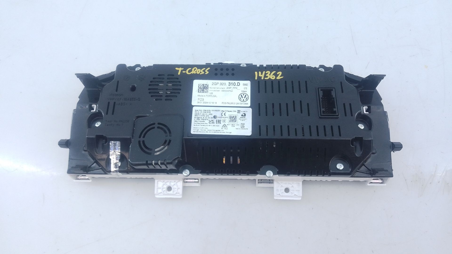 CUADRO INSTRUMENTOS VOLKSWAGEN T-CROSS (C11, D31) 2GP920310D / E2-B2-33-2 2GP920310DE2B2332 - Vista 3