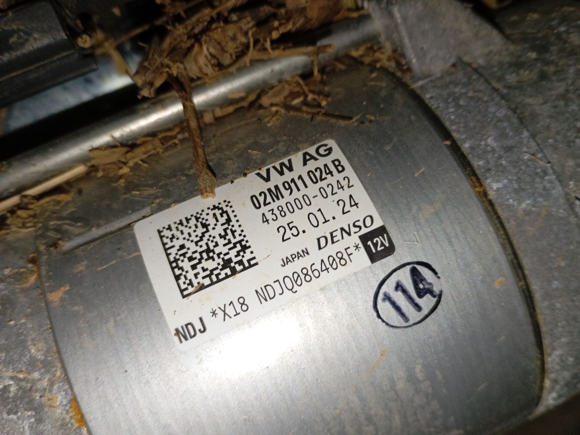 MOTOR ARRANQUE VOLKSWAGEN CADDY V Furgón/monospace (SBA, SBH) 02M911024B 02M911024B