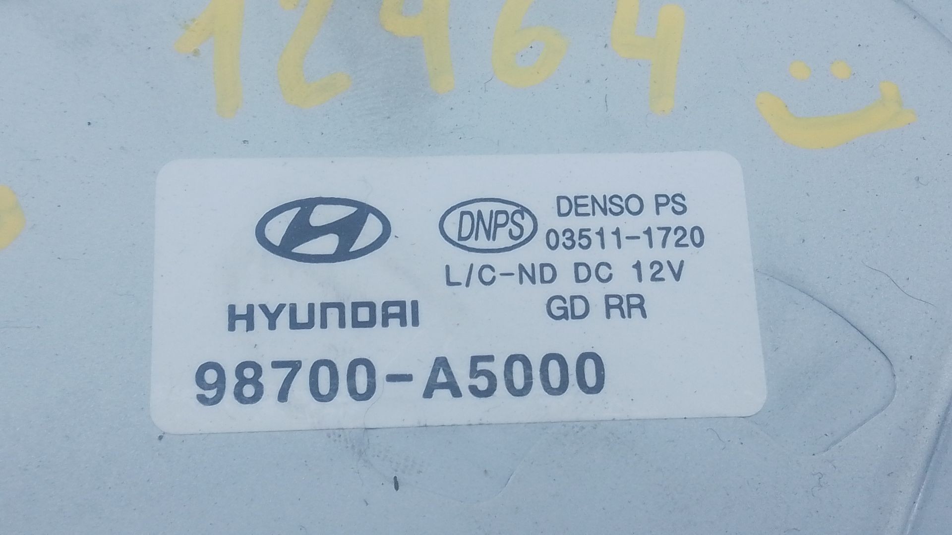 MOTOR LIMPIA TRASERO HYUNDAI i30 (GD) 98700A5000 / E2-B5-5-2 / 035111720 98700A5000E2B552035111720 - Vista 2