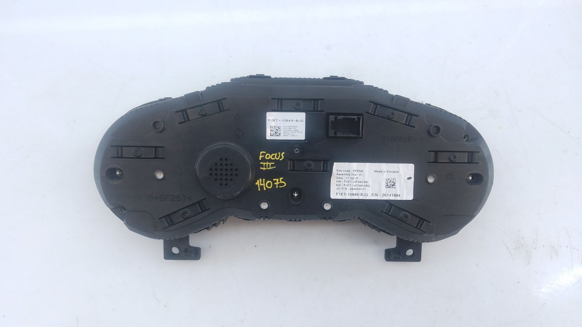 CUADRO INSTRUMENTOS FORD FOCUS III Turnier F1ET10849BJG / E3-B3-34-3 / F1ET14F094BB F1ET10849BJGE3B3343F1ET14F094BB - Vista 3