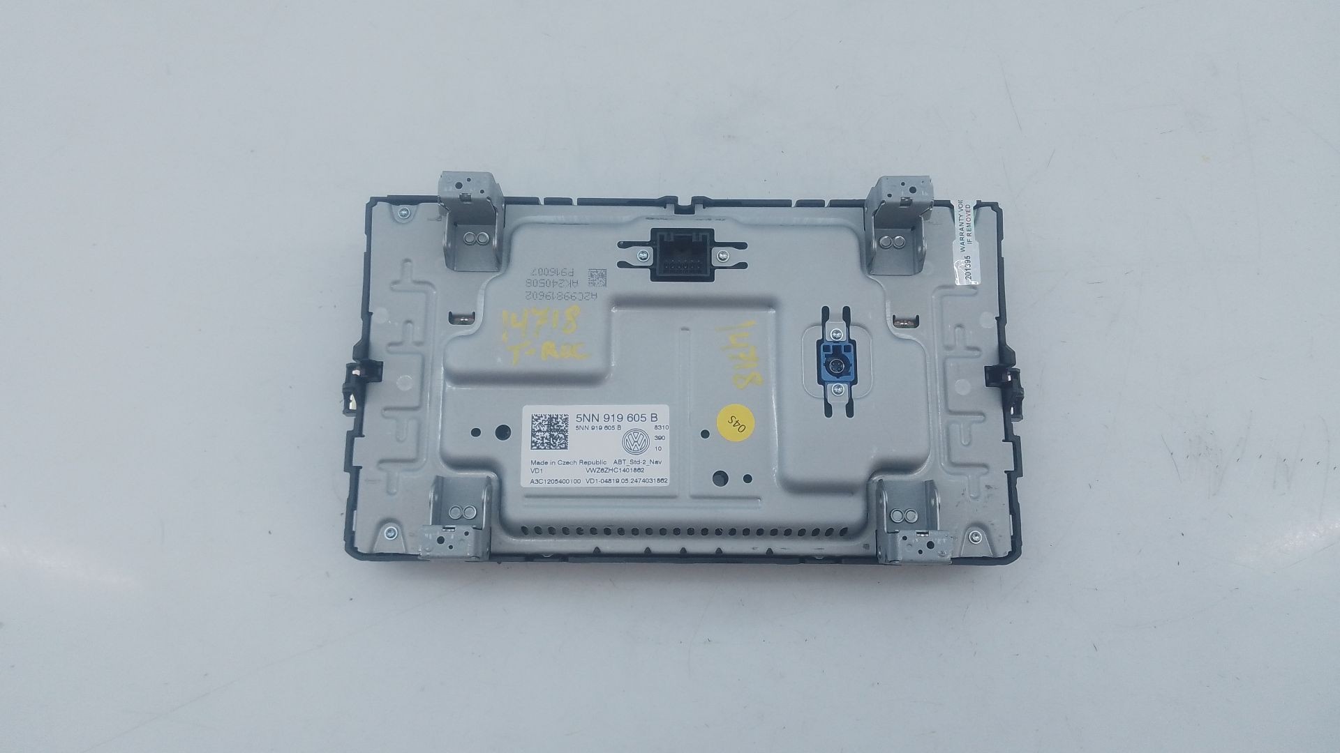 SISTEMA NAVEGACION GPS VOLKSWAGEN T-ROC (A11, D11) 5NN919605B / E2-A1-15-8 5NN919605BE2A1158 - Vista 3