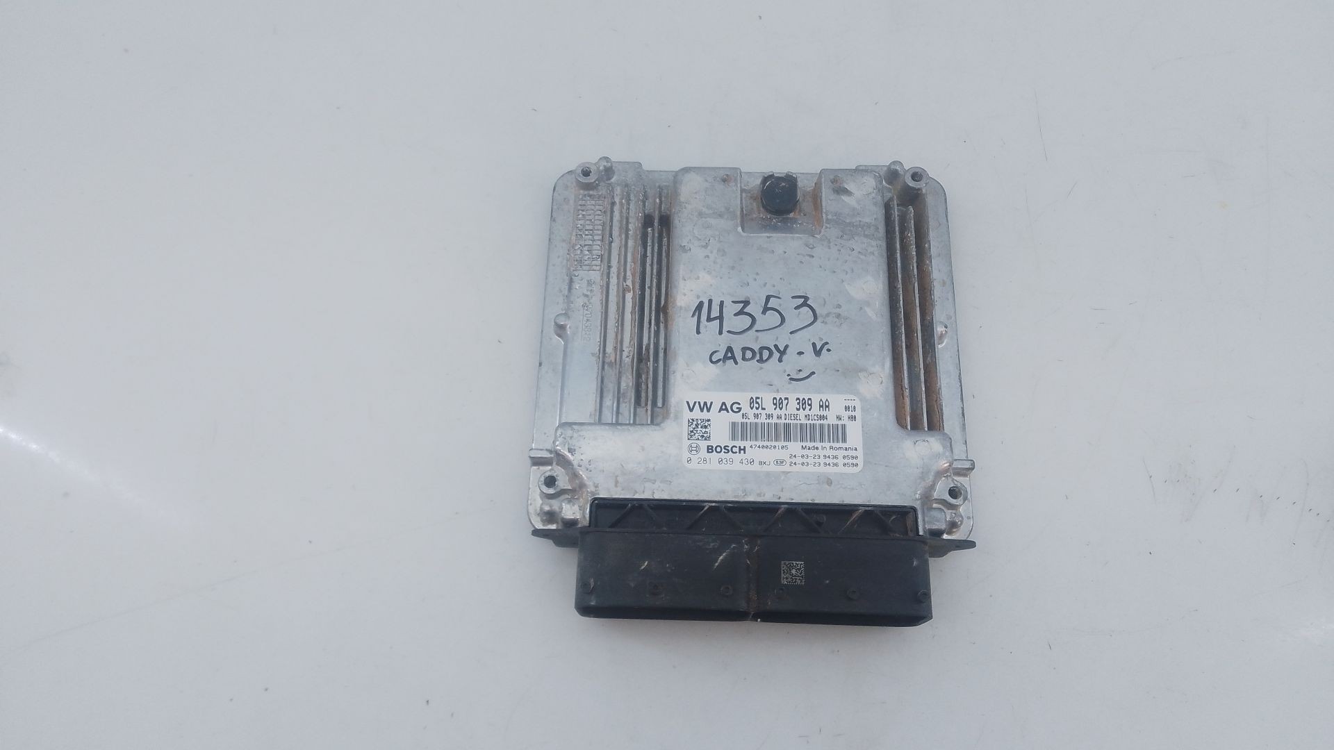 CENTRALITA MOTOR UCE VOLKSWAGEN CADDY V Furgón/monospace (SBA, SBH) 05L907309AA / E2-A1-15-9 / 0281039430 05L907309AAE2A11590281039430