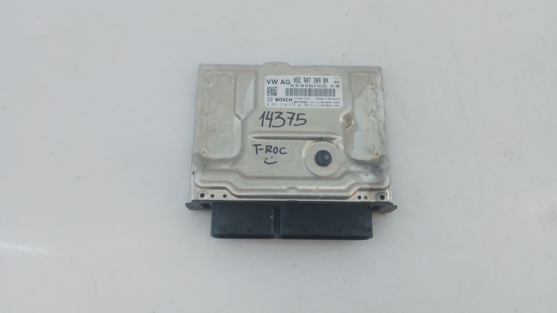 CENTRALITA MOTOR UCE VOLKSWAGEN T-ROC (A11, D11) 05E907309BN / E2-A1-15-9 / 0261S106TK 05E907309BNE2A11590261S106TK