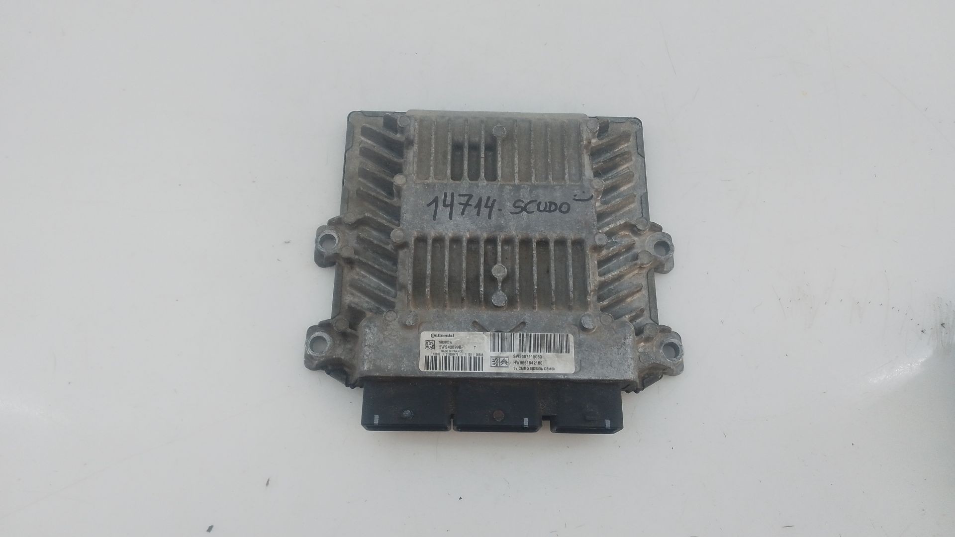 CENTRALITA MOTOR UCE FIAT SCUDO Autobús (270_, 272_) 9667115080 / E3-A3-15-4 / 9661642180 9667115080E3A31549661642180