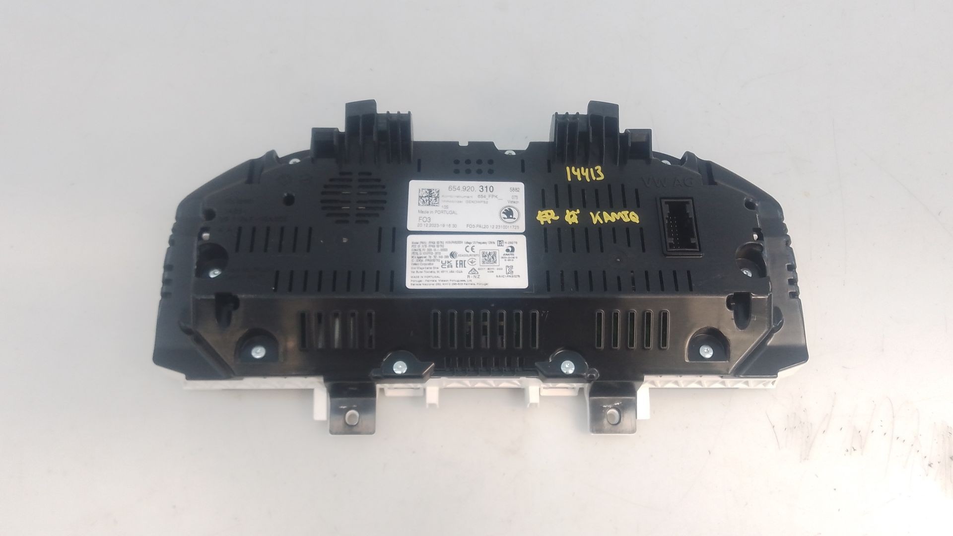 CUADRO INSTRUMENTOS SKODA KAMIQ (NW4) 654920310 / E2-B2-39-1 654920310E2B2391 - Vista 3