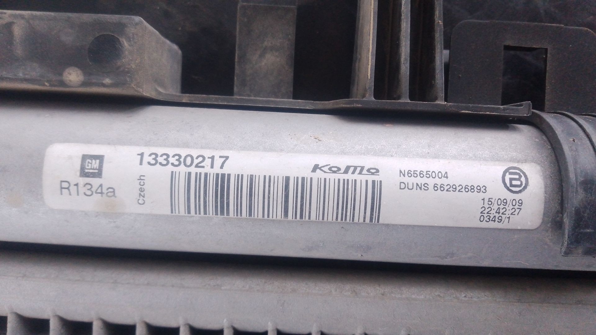 CONDENSADOR / RADIADOR AIRE ACONDICIONADO OPEL INSIGNIA A (G09) 13330217 / P2-B5-9 13330217P2B59 - Vista 3