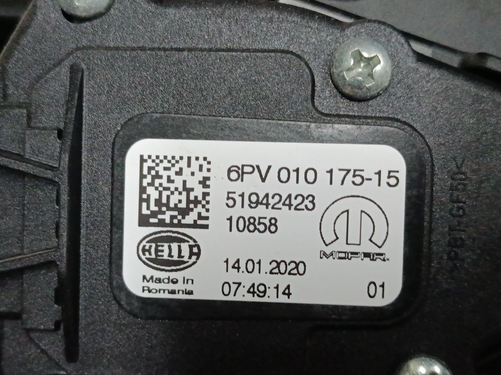 PEDAL ACELERADOR JEEP RENEGADE SUV (BU, B1, BV) 51942423 51942423 - Vista 2