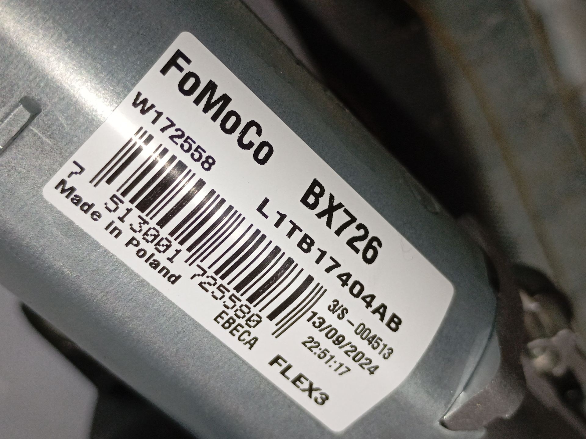MOTOR LIMPIA TRASERO FORD PUMA (J2K, CF7) L1TB17404AB L1TB17404AB
