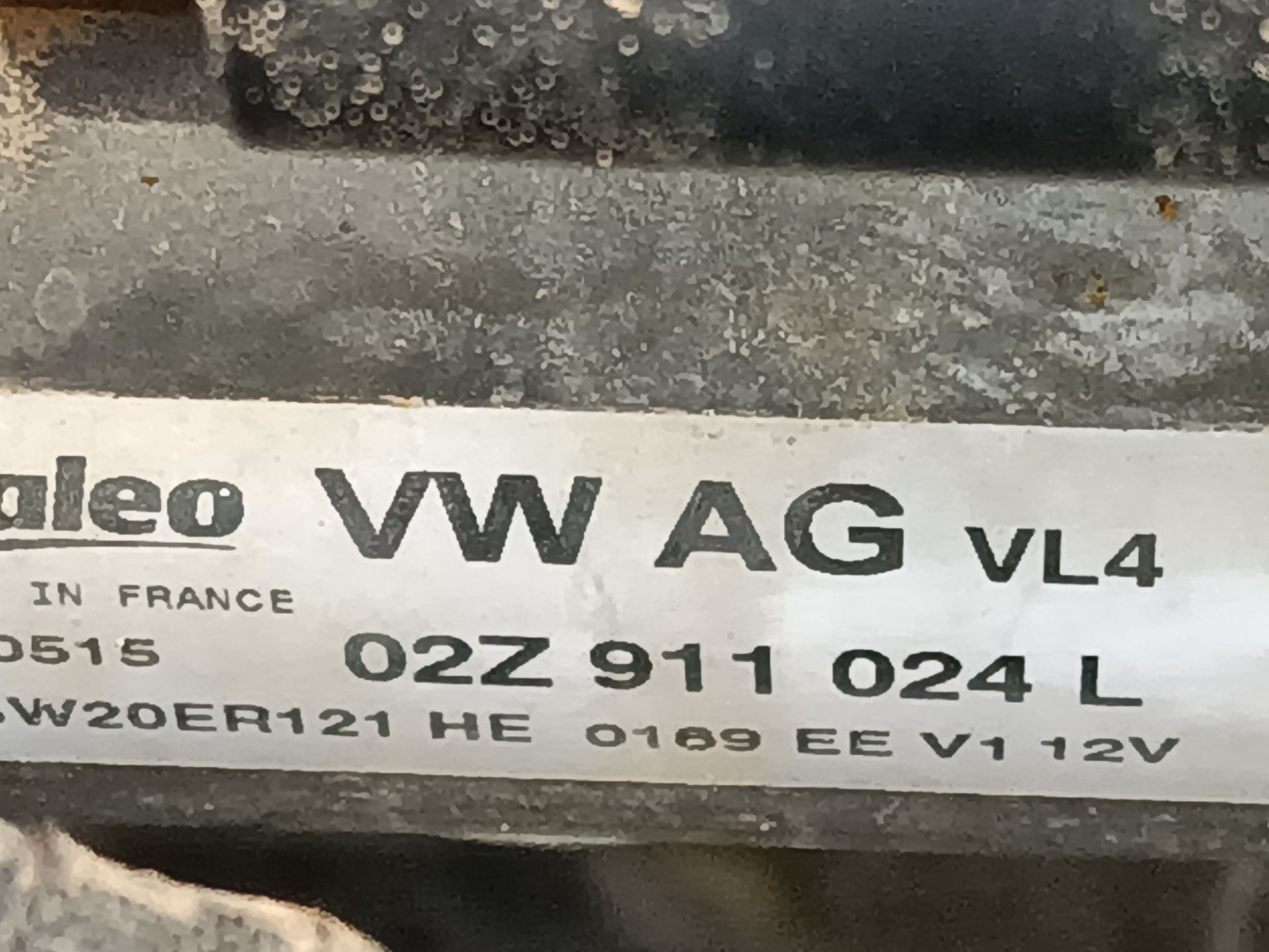 MOTOR ARRANQUE SEAT LEON (5F1) 02Z911024L 02Z911024L - Vista 2