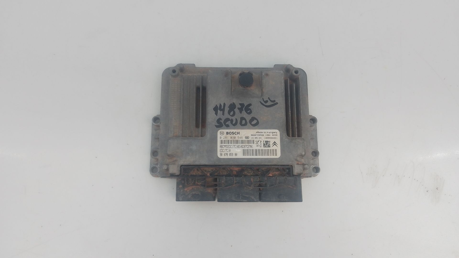 CENTRALITA MOTOR UCE FIAT SCUDO Furgoneta (270_, 272_) 9807885980 / E3-A4-22-1 / 0281030546 9807885980E3A42210281030546