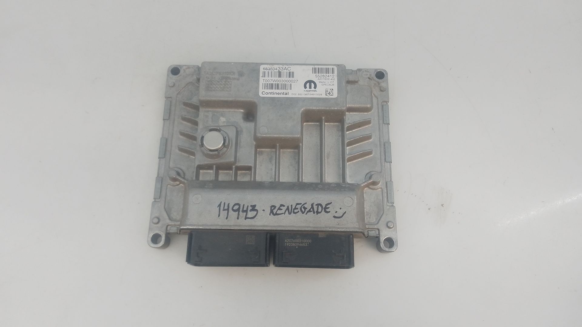 CENTRALITA MOTOR UCE JEEP RENEGADE SUV (BU, B1, BV) 55282412 / E3-B6-22-1 / 68350433AC 55282412E3B622168350433AC